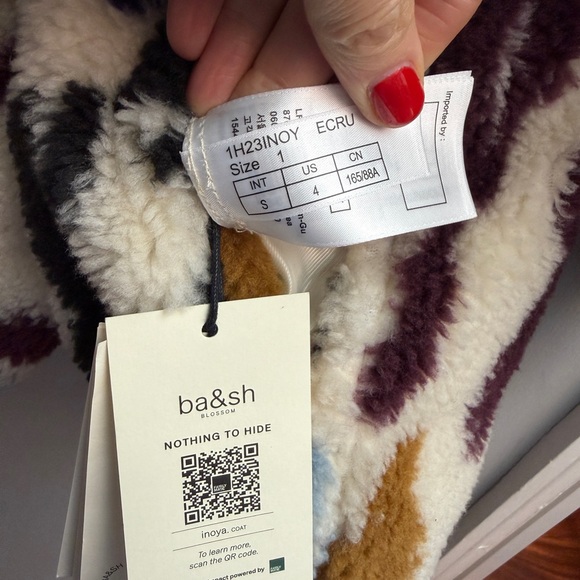 *New* ba&sh Inoya Bomber, Size 4 - Picture 12 of 14